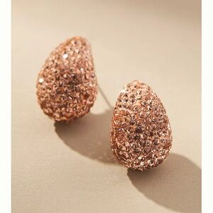 NWT Anthropologie The Petra Drop Earrings: Pavé Edition